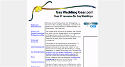 Desktop Screenshot of gayweddinggear.com